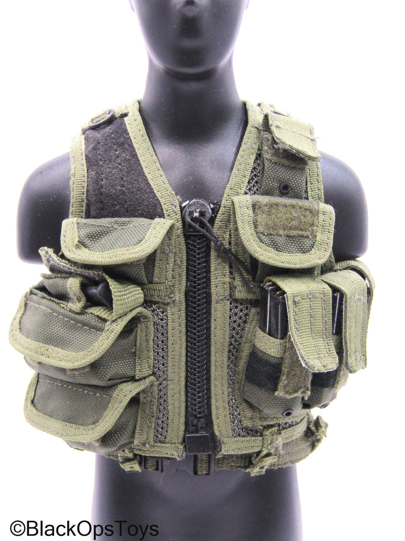 Load image into Gallery viewer, Green Combat Vest
