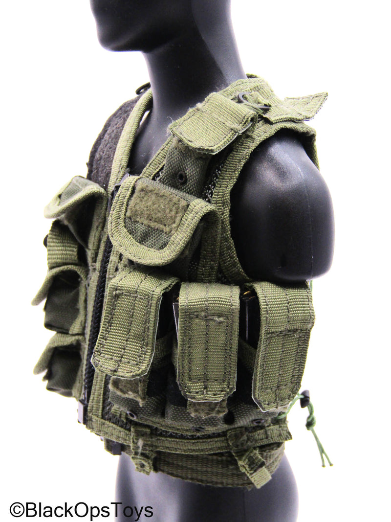 Load image into Gallery viewer, Green Combat Vest
