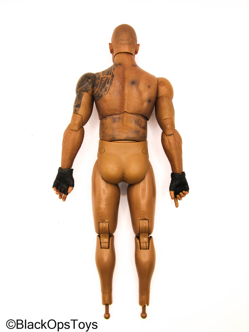 Load image into Gallery viewer, AA Male Base Tattoo Body w/Head Sculpt (Stained)
