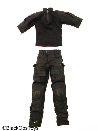 Black Combat Uniform Set