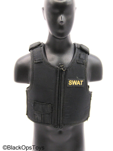 Black Police Body Armor Vest