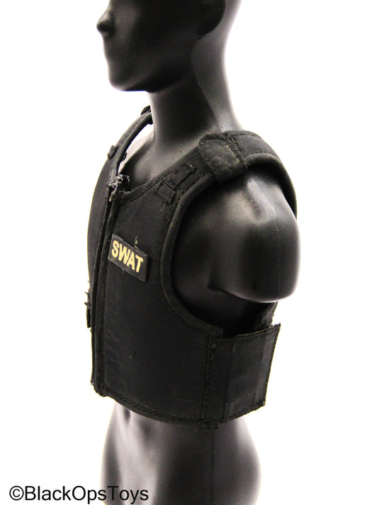 Black Police Body Armor Vest