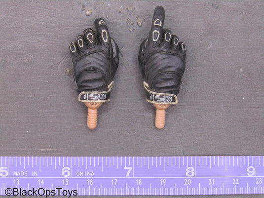 Black Gloved Hand Set