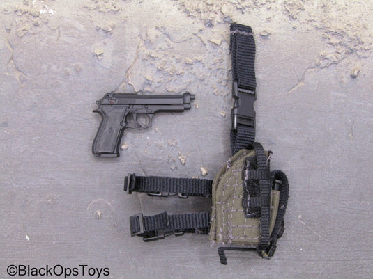 M9 Pistol w/Drop Leg Holster