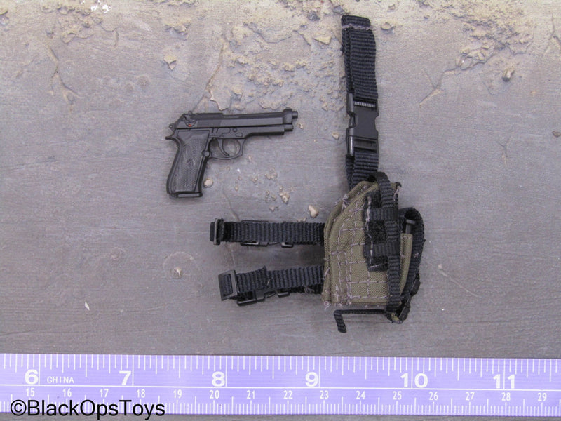 Load image into Gallery viewer, M9 Pistol w/Drop Leg Holster
