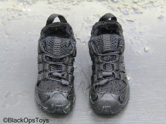 CBRN Assault Team - Black Combat Shoes (Peg Type)