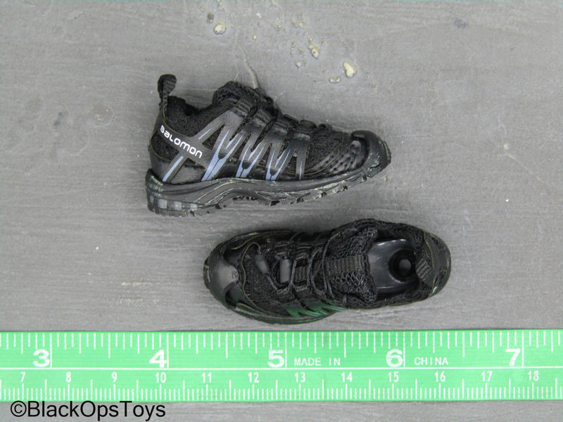 Load image into Gallery viewer, CBRN Assault Team - Black Combat Shoes (Peg Type)
