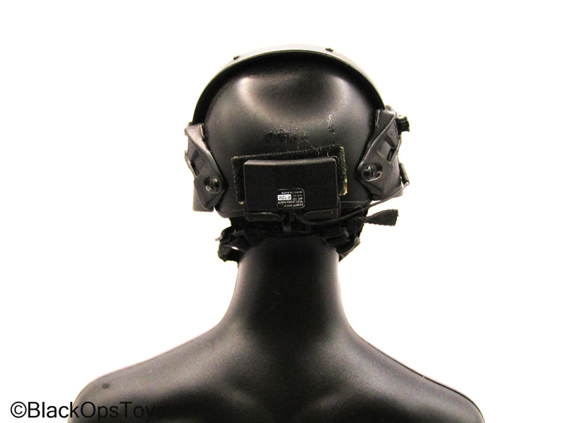 Load image into Gallery viewer, Black Helmet w/NVG
