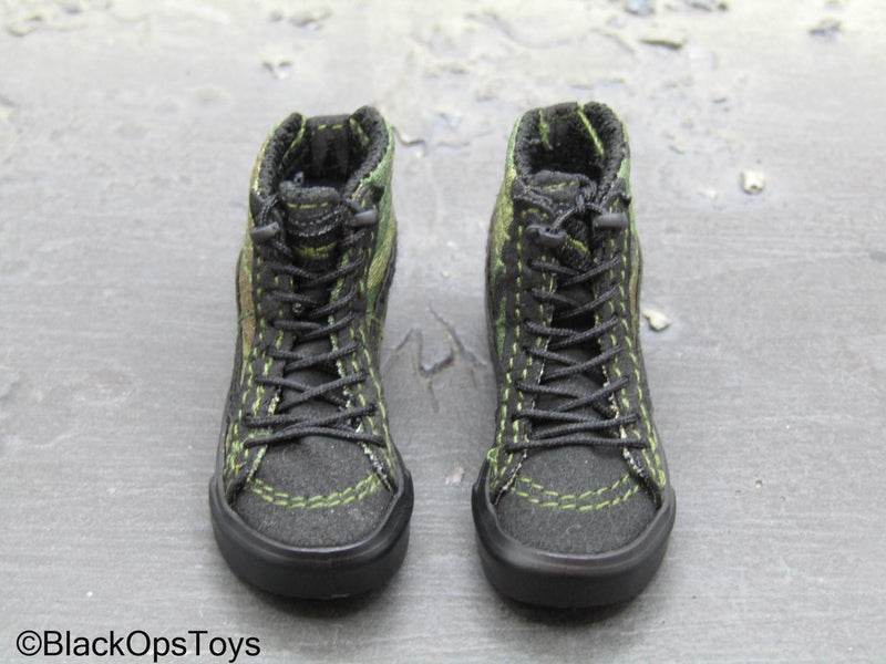 Load image into Gallery viewer, Veteran Tactical Instructor Chapt. 2 - Woodland High op Sk8 Shoes (Peg Type)
