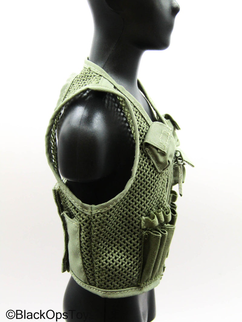 Load image into Gallery viewer, Operation Eagle Claw - Green Tactical Mesh Vest
