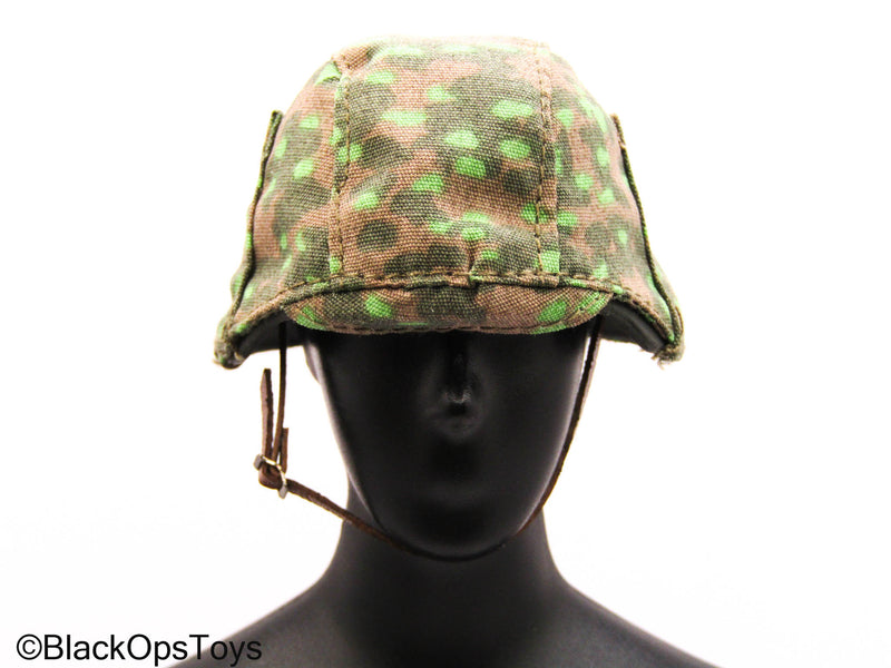 Load image into Gallery viewer, WWII - German Dunkirk Gunner - Metal Dot Camo Helmet
