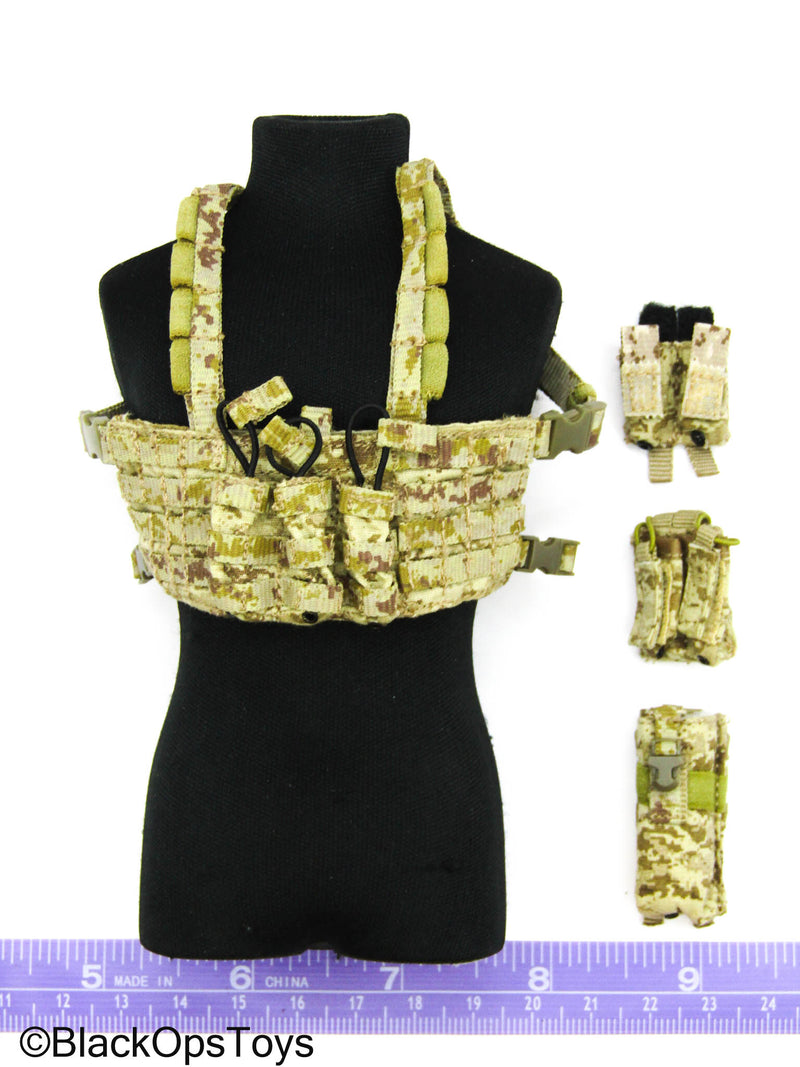 Load image into Gallery viewer, US DEVGRU Op. NS - AOR1 Chest Rig w/MOLLE Pouch Set
