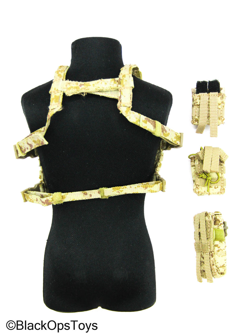 Load image into Gallery viewer, US DEVGRU Op. NS - AOR1 Chest Rig w/MOLLE Pouch Set
