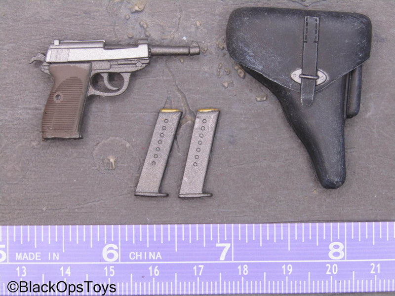 Load image into Gallery viewer, WWII - Gebirgspionier - Walther P38 Pistol w/Holster
