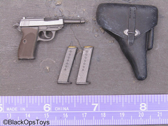 WWII - Gebirgspionier - Walther P38 Pistol w/Holster