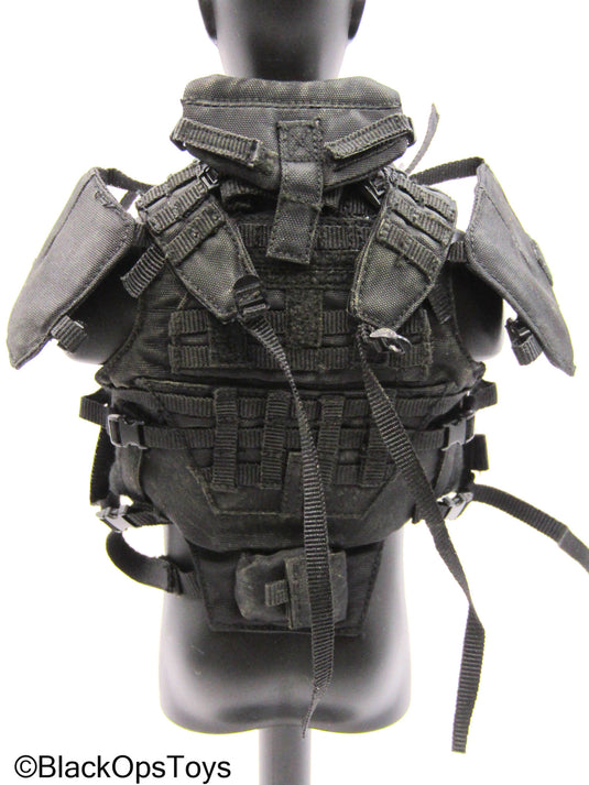 Russian Spetsnaz MVD SOBR - Black Fort Redut-5T MOLLE Body Armor Vest