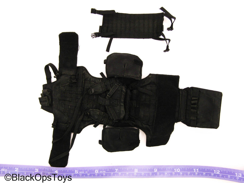 Load image into Gallery viewer, Russian Spetsnaz MVD SOBR - Black Fort Redut-5T MOLLE Body Armor Vest
