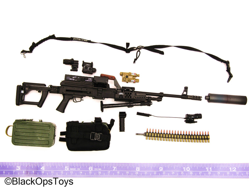 Load image into Gallery viewer, Russian Spetsnaz MVD SOBR - PKM Light Machine Gun w/Attachment Set
