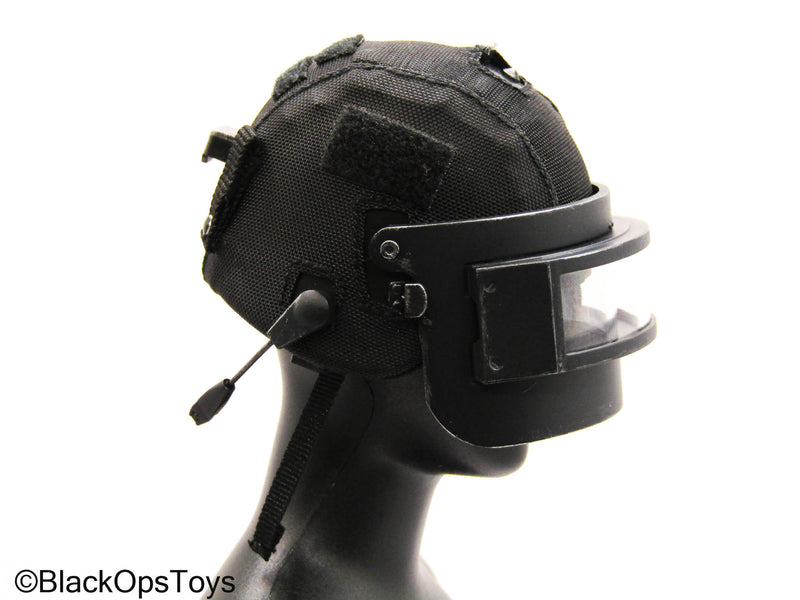 Load image into Gallery viewer, Russian Spetsnaz MVD SOBR - Black RYS-T Helmet Set
