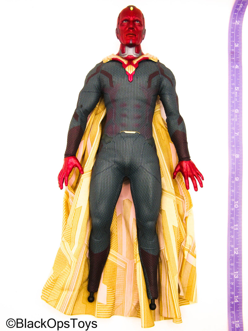 Load image into Gallery viewer, Avengers Age Of Ultron - Vison - Custom Painted Body w/Cape
