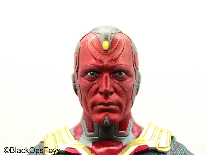 Load image into Gallery viewer, Avengers Age Of Ultron - Vison - Custom Painted Body w/Cape
