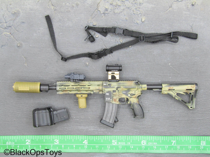 Load image into Gallery viewer, French Commandement - Camo HK416 Rifle w/Attachment Set
