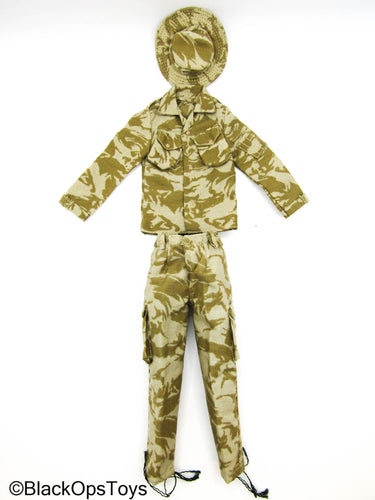 British - Desert DPM Camo Combat Uniform Set w/Boonie Hat