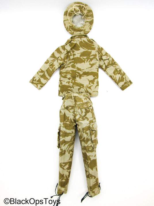 British - Desert DPM Camo Combat Uniform Set w/Boonie Hat