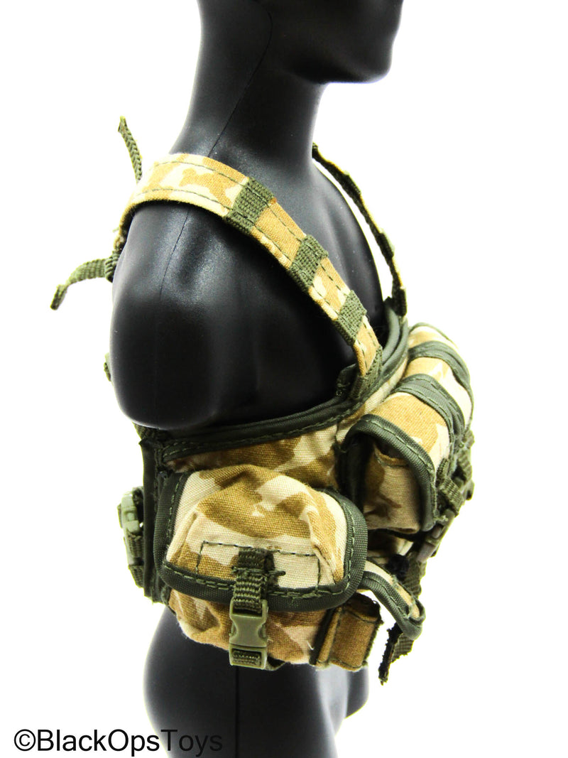 Load image into Gallery viewer, British - Green &amp; Desert DPM Camo Chest Rig
