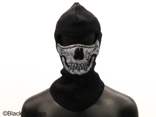 Bravo 0-6 Countdown - Black Skull Balaclava