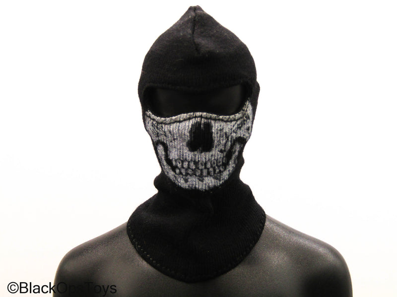 Load image into Gallery viewer, Bravo 0-6 Countdown - Black Skull Balaclava
