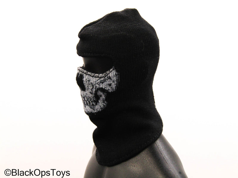 Load image into Gallery viewer, Bravo 0-6 Countdown - Black Skull Balaclava
