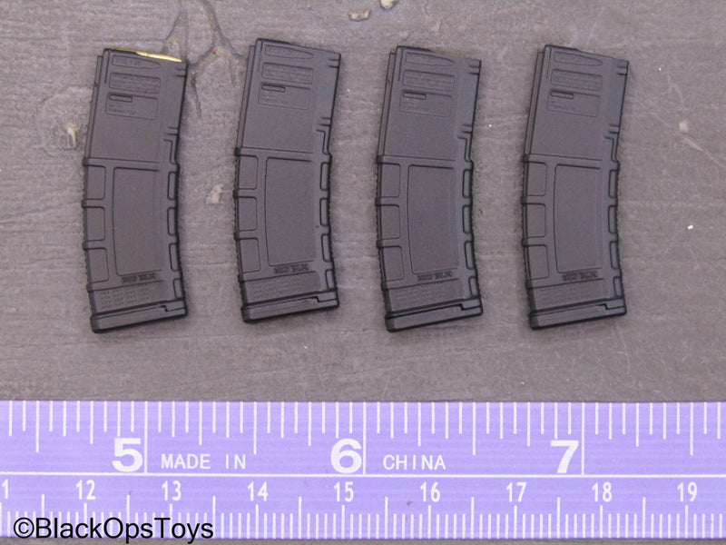 Load image into Gallery viewer, Bravo 0-6 Countdown - Black 5.56 Magazines (x4)
