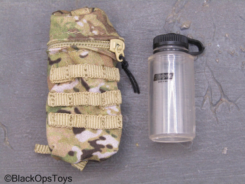 Load image into Gallery viewer, 101st Airborne Div. - Water Bottle w/MOLLE OCP Multicam Pouch
