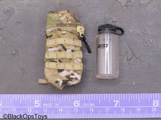 101st Airborne Div. - Water Bottle w/MOLLE OCP Multicam Pouch