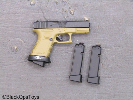 Tan 9mm Pistol