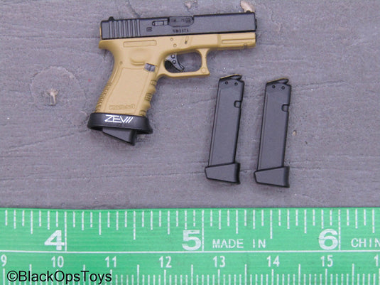 Tan 9mm Pistol