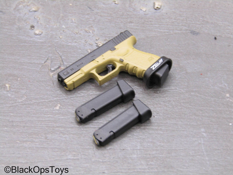 Load image into Gallery viewer, Tan 9mm Pistol
