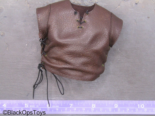 Empire Legion Barbarian - Brown Leather Like Shirt