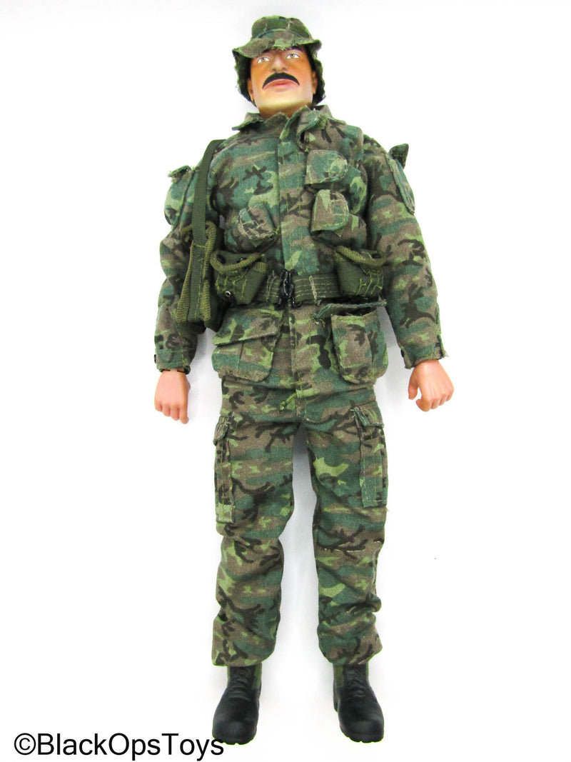 Load image into Gallery viewer, Vietnam - Male Body w/Woodland Uniform &amp; Custom Boonie Hat &amp; Belt Set
