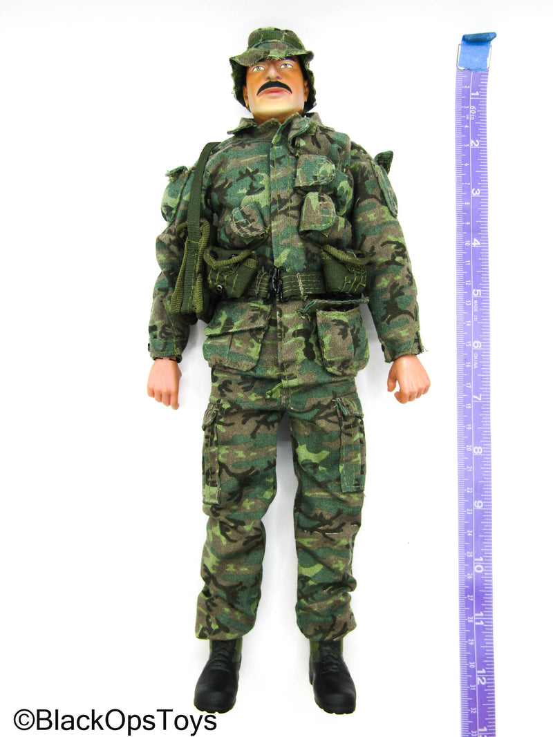 Load image into Gallery viewer, Vietnam - Male Body w/Woodland Uniform &amp; Custom Boonie Hat &amp; Belt Set
