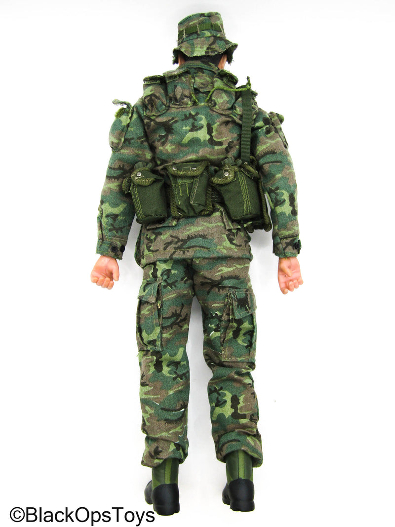 Load image into Gallery viewer, Vietnam - Male Body w/Woodland Uniform &amp; Custom Boonie Hat &amp; Belt Set
