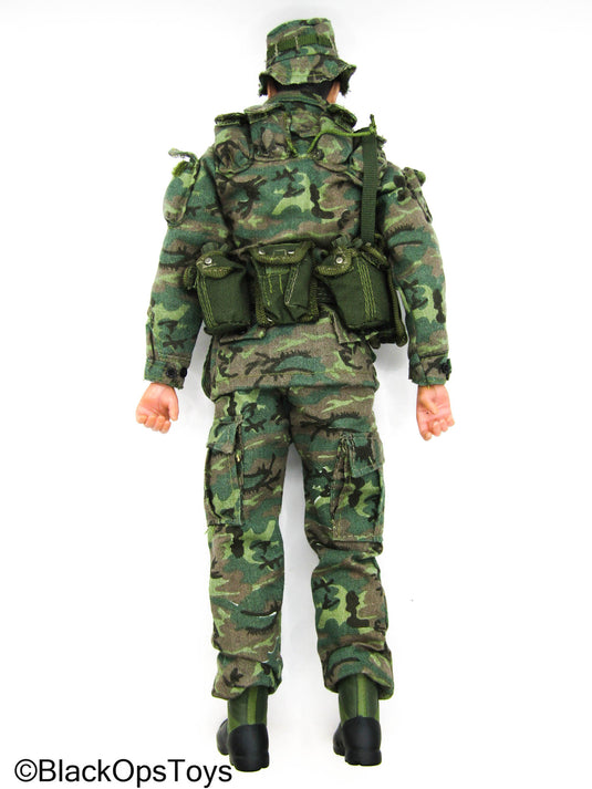 Vietnam - Male Body w/Woodland Uniform & Custom Boonie Hat & Belt Set