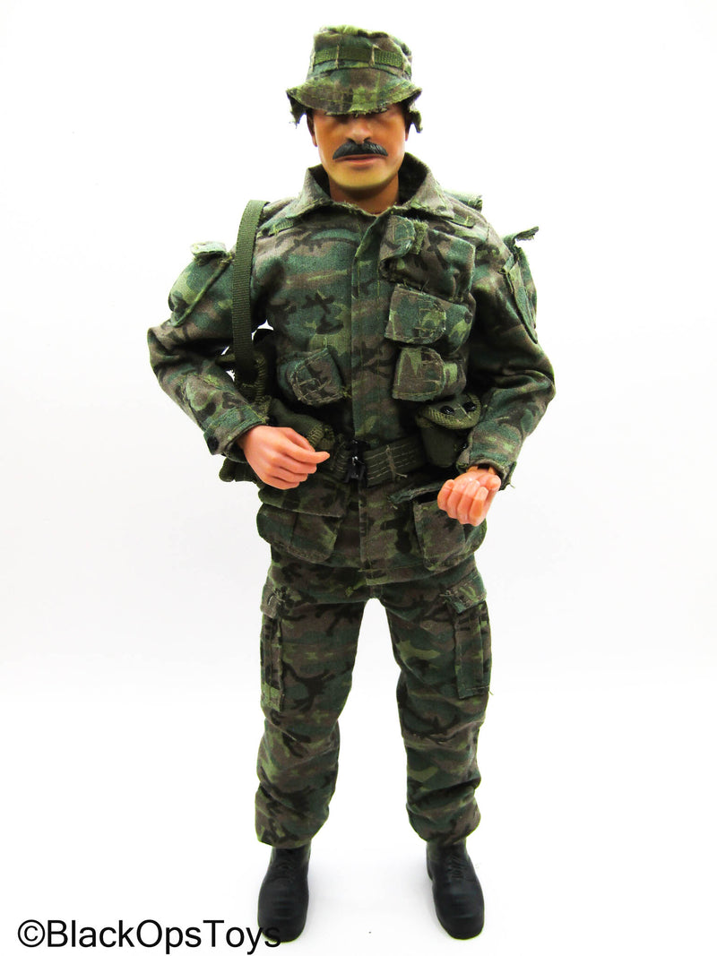 Load image into Gallery viewer, Vietnam - Male Body w/Woodland Uniform &amp; Custom Boonie Hat &amp; Belt Set
