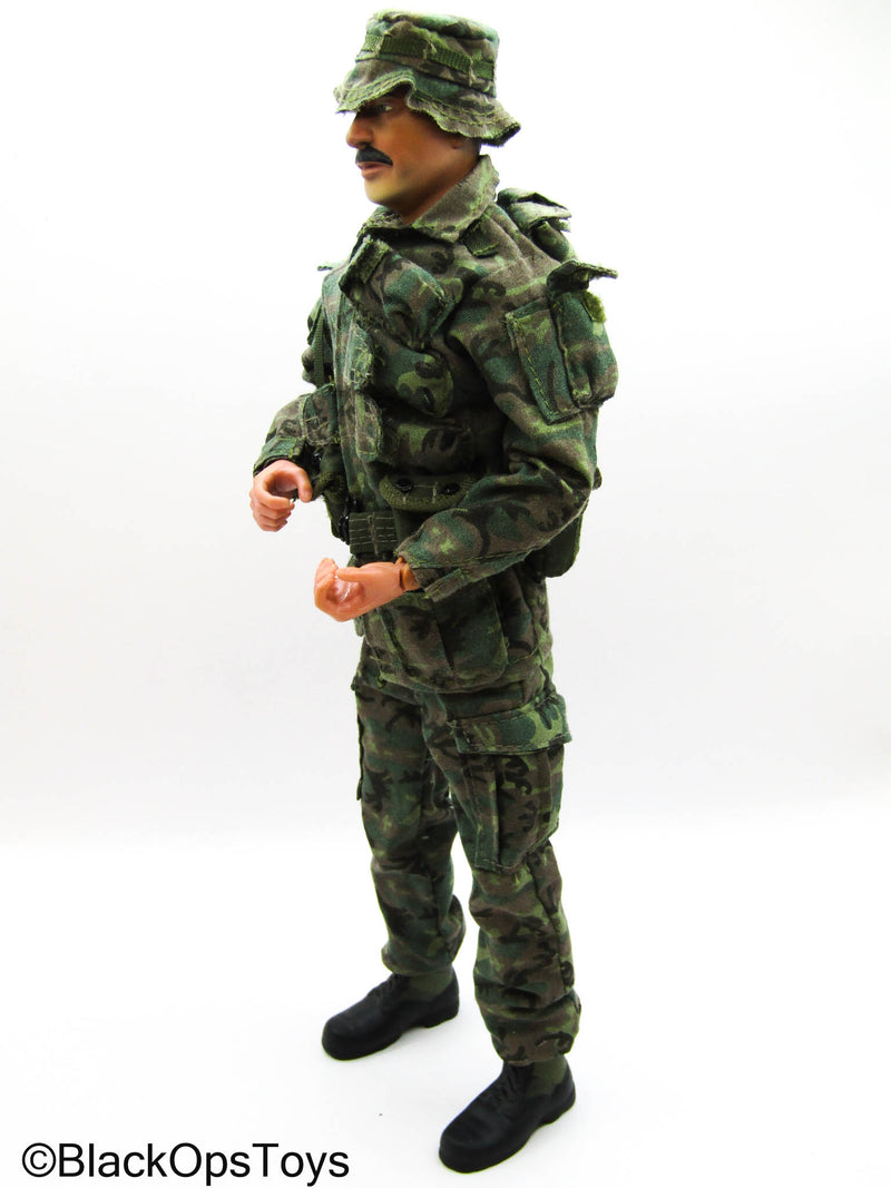 Load image into Gallery viewer, Vietnam - Male Body w/Woodland Uniform &amp; Custom Boonie Hat &amp; Belt Set
