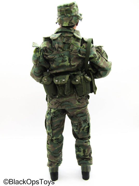 Vietnam - Male Body w/Woodland Uniform & Custom Boonie Hat & Belt Set