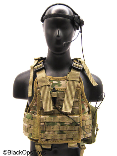 HK SDU Diver Assault Group - Multicam Plate Carrier Vest w/Pouch Set