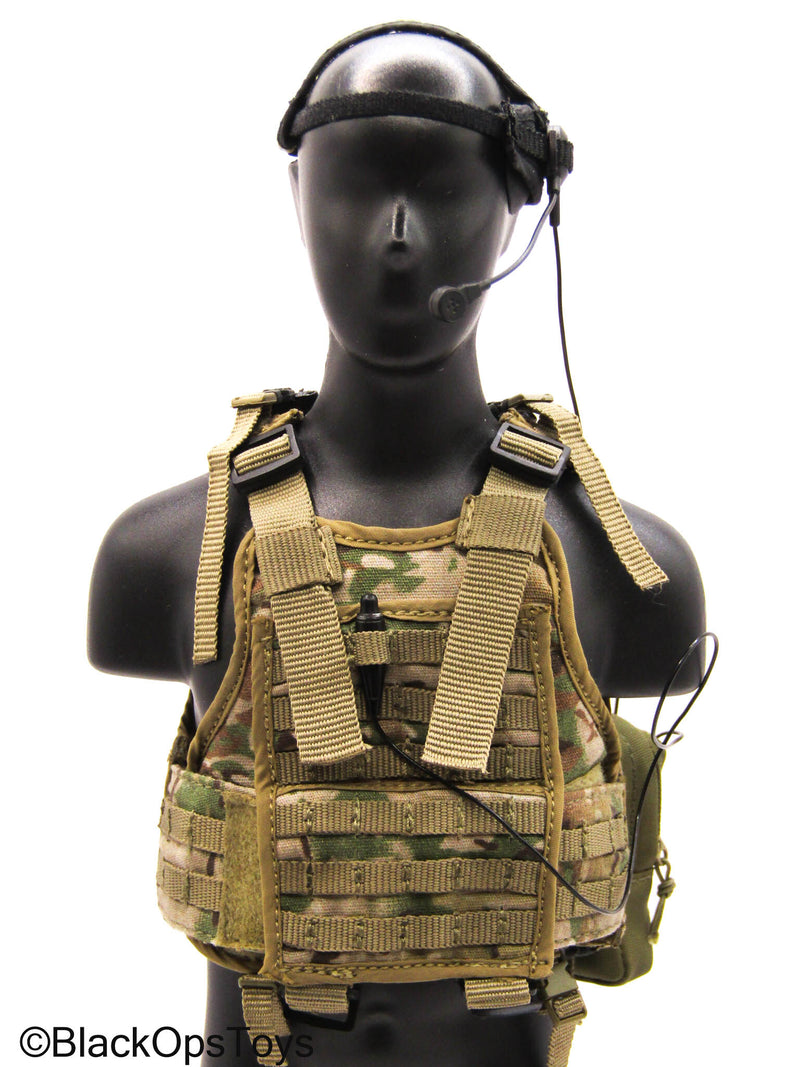 Load image into Gallery viewer, HK SDU Diver Assault Group - Multicam Plate Carrier Vest w/Pouch Set
