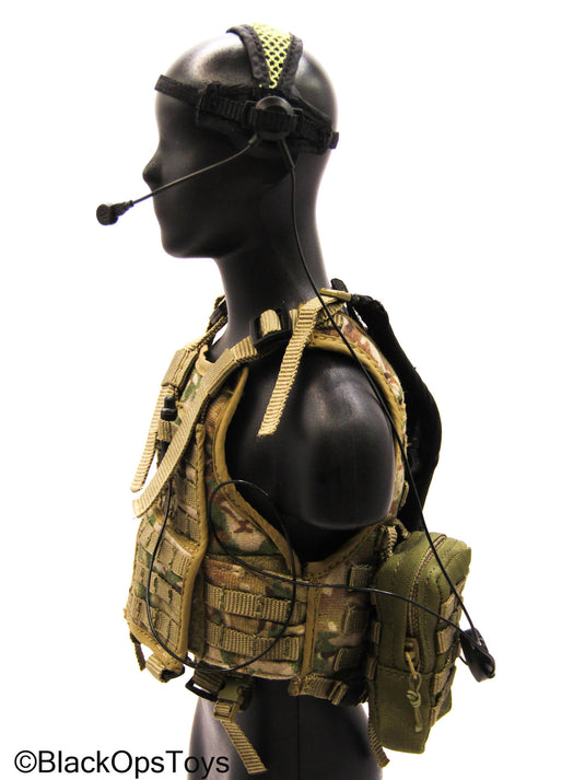 HK SDU Diver Assault Group - Multicam Plate Carrier Vest w/Pouch Set