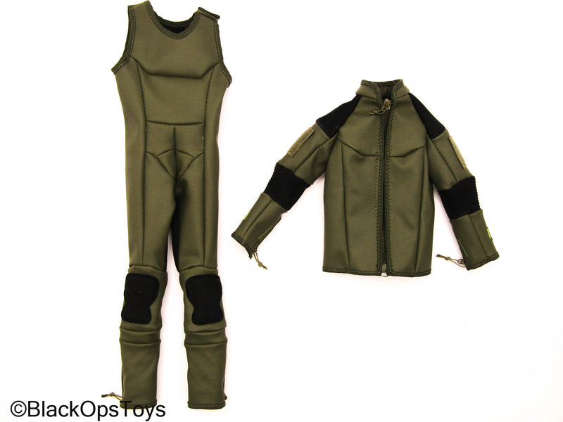 Load image into Gallery viewer, 50th Anniv HK SDU - Green 2-Part Wet Suit
